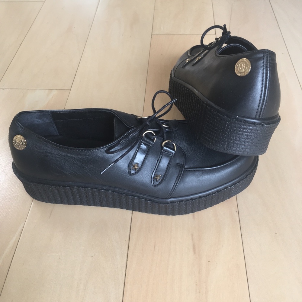 TommyxGigi Gigi Hadid Creeper platforms black